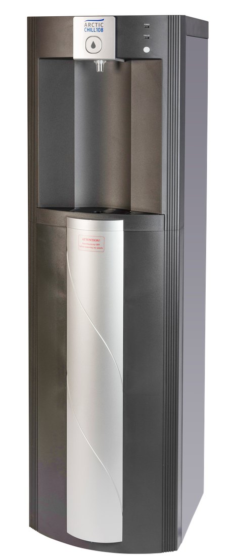 AA First ArcticChill 108 floorstanding water cooler, left angle