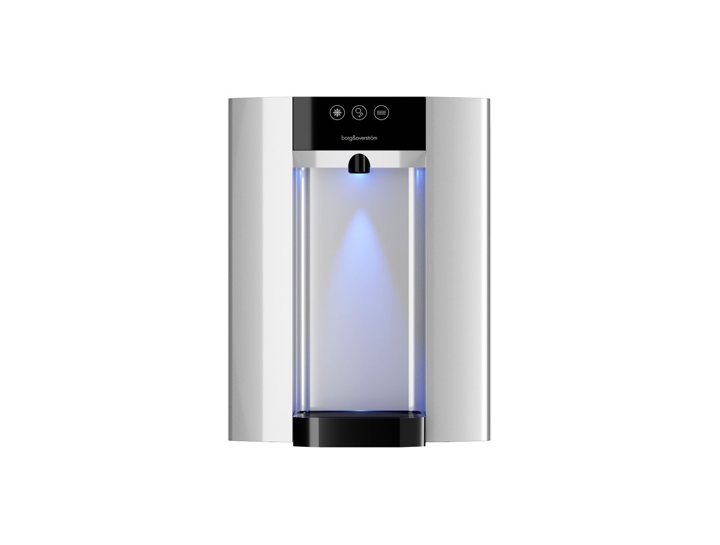 Borg & Overström E4 countertop water dispenser in Silver