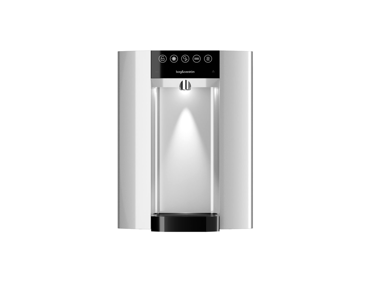 Borg & Overström E6 countertop water dispenser in Silver