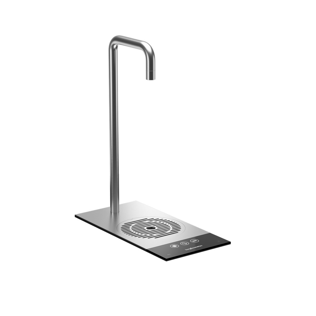Borg & Overström T2 countertop tap system in Steel