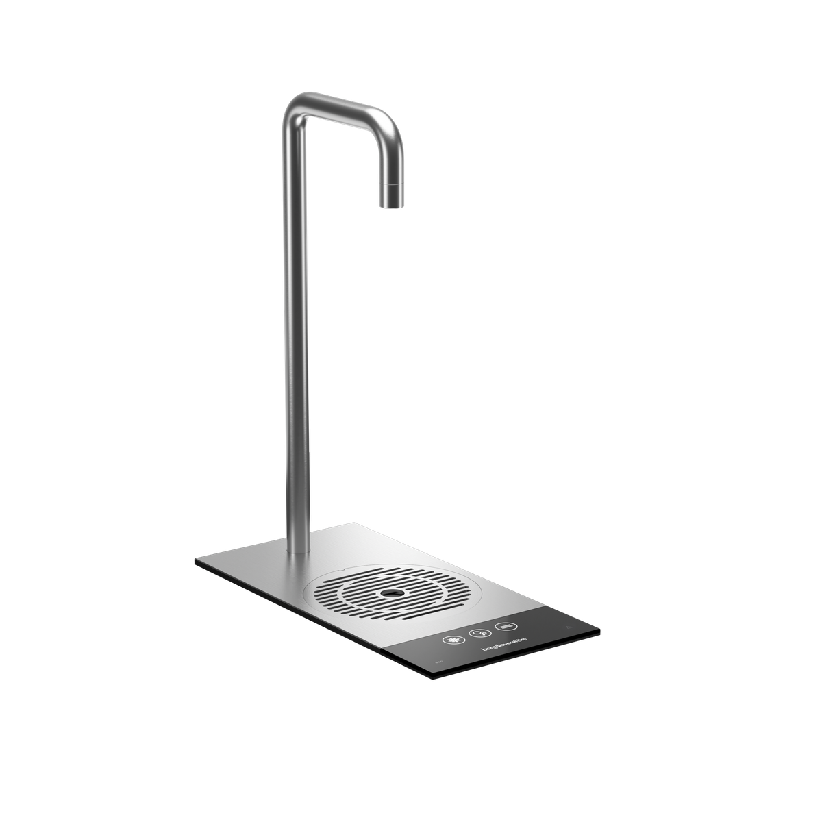 Borg & Overström T2 countertop tap system in Steel